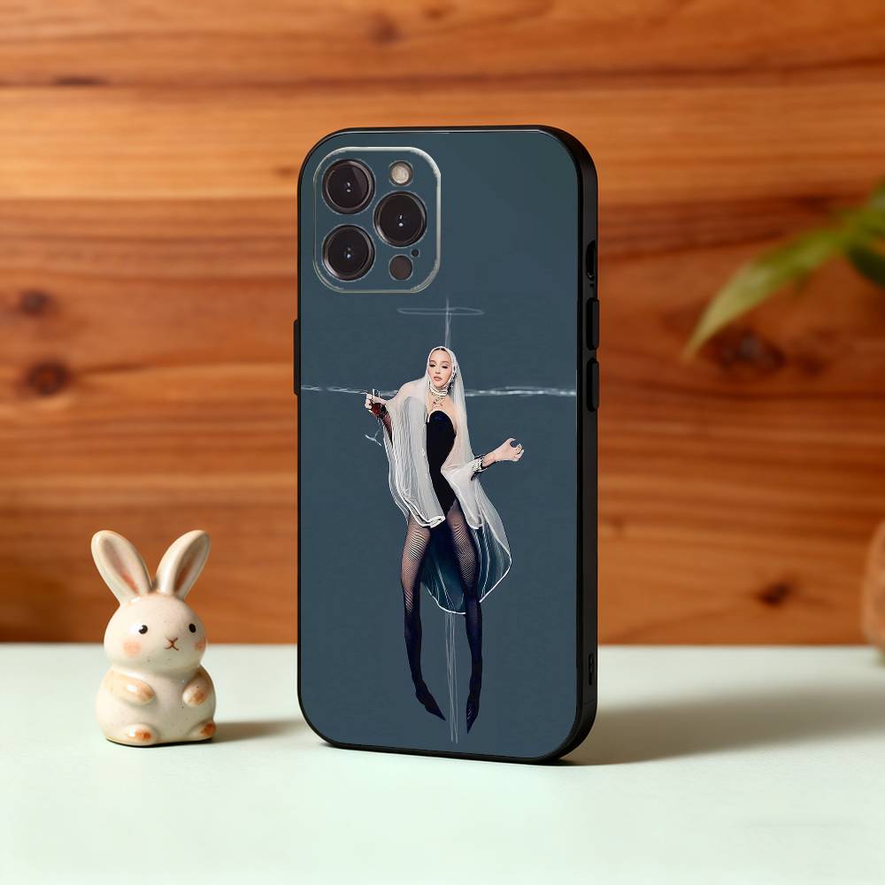 Singer M-Madonna Phone Case For iPhone17,16,15,14,13,12,Plus,Pro Max, 5G Others Soft Black Cover