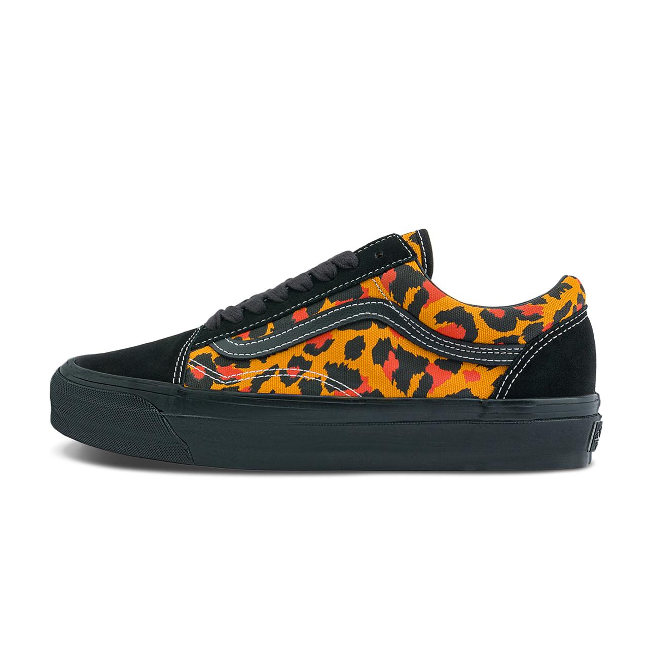 

Vans Кроссовки Old Skool 36 Orange Leopard Unisex, черные VN000D56BKA 38