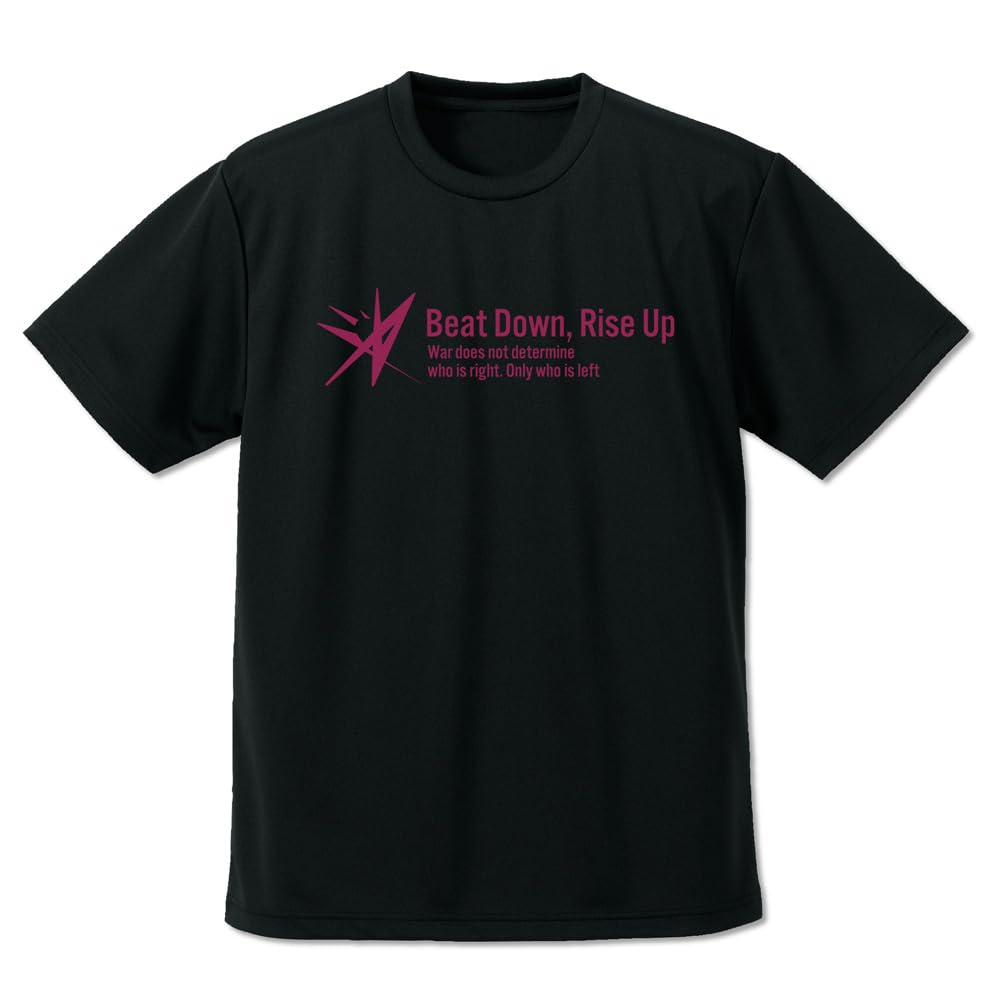 2D COSPA Heaven Burns Red Логотип отряда 31A Сухая ЧЕРНАЯ XL [Официальная] Футболка чёрный