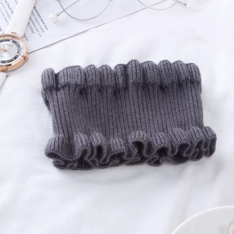 Wool Knit Snood Neck Warmer & Headband - Autumn/Winter Women's Accessory