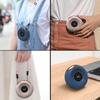 Fashion Portable Bladeless Donut Shape Hanging Neck Fan MINI USB Charging Mute Sports Handheld Neck Fan For Outdoor Sport Travel