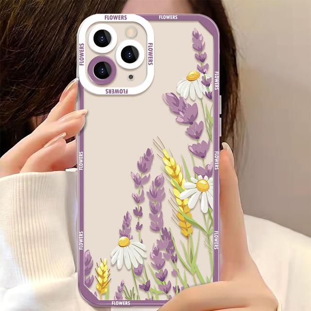 Průhledný kryt na telefon pro pouzdra na iPhone 11 iPhone 13 Pro Max 11 12 13 14 Plus Mini Xr X Xsmax 7 8 Se 2020 2022 Zadní kryt Měkké pouzdro