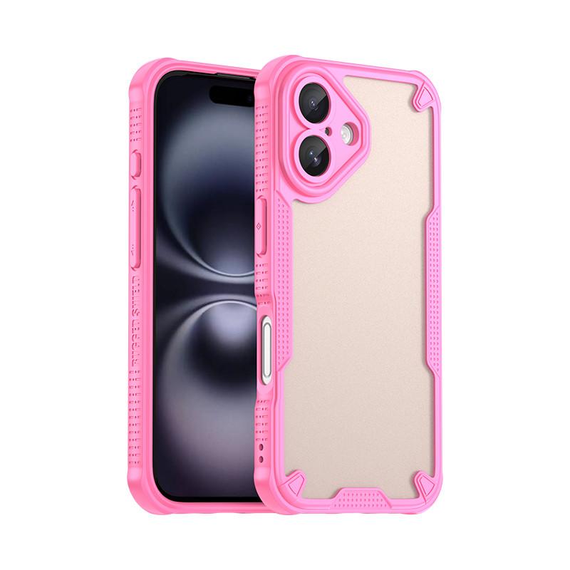 For iPhone 16 Case iPhone 16e 16 Cover TPU Border Durable Matte Bumper Protective Phone Cases For iPhone 16 Pro Max Plus Funda