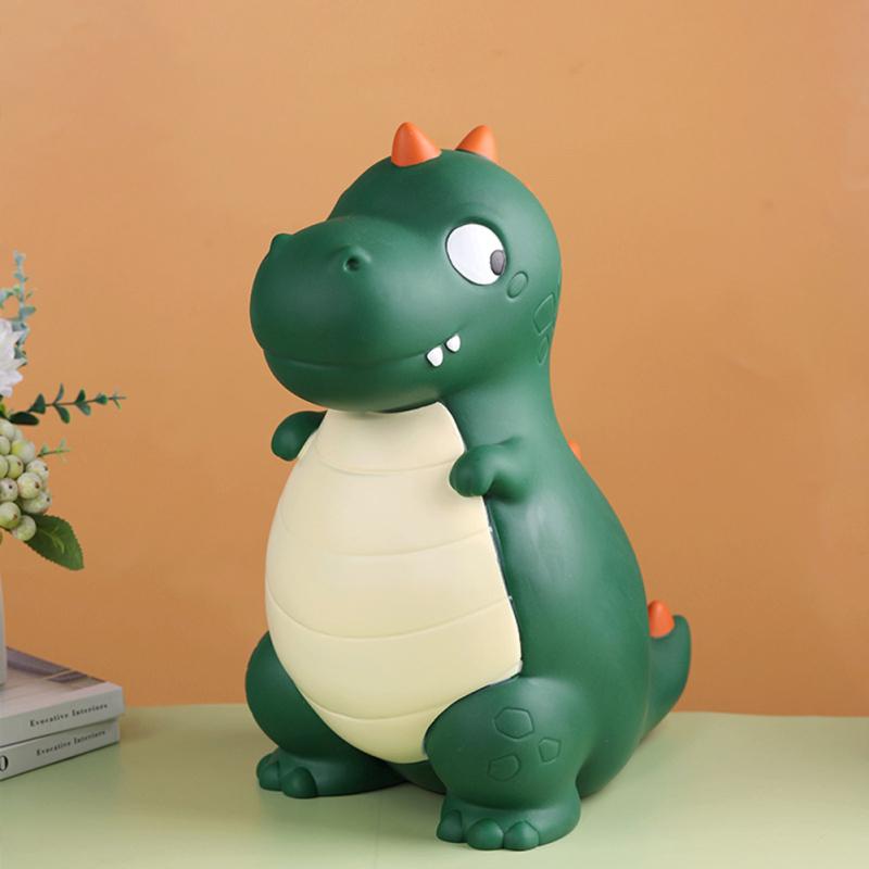 

Копилка-динозавр, милый мультяшный противоударный большой объем, небьющаяся копилка для денег, монет, подарки для B green large