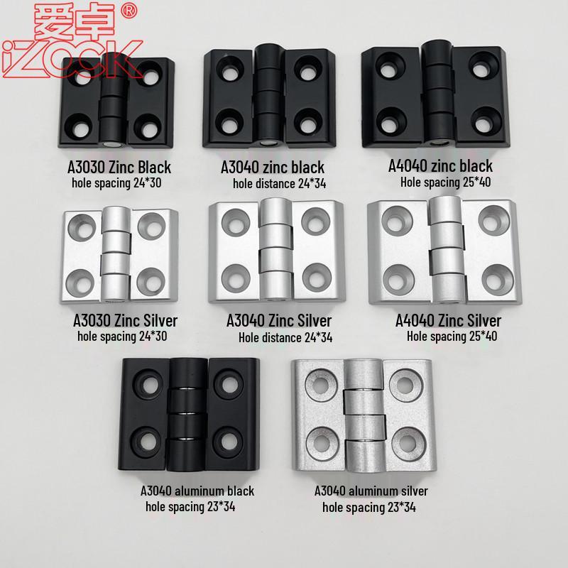 Balamale din aliaj de zinc de înaltă rezistență pentru uși cu profil de aluminiu (2020/3030/3040/4040)