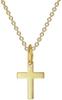Trendor Kids Cross Pendant Necklace 333 Gold Plated Silver Chain Timeless Jewelry Gift