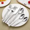 High-End 304 Stainless Steel Hammered Knife, Fork, and Spoon Set - Perfect for Steak, Restaurant, or Home Use