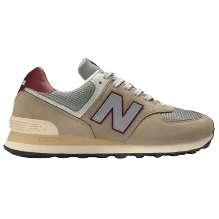 New Balance 574 'Arid Stone Monarch Burgundy' (Unisex) Arid Stone / Monarch Burgundy Running Shoes U574SKB