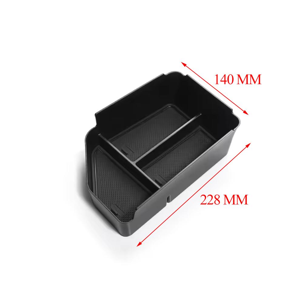 

For KIA EV6 2026 2026 2026 2026 LHD Armrest Storage Box Central Console Holder Interior Organizer Glove Tray Car Accessories чёрный