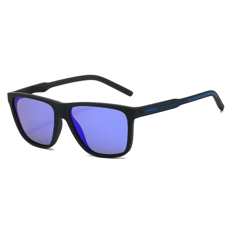 Non-polarized Fashion One-Piece Frame Square Frame Sunscreen Sunglasses Men Women Outdoor Travel Anti Strong Light Eyeglasses