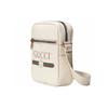 Gucci Print Vintage Logo Leather Camera Bag Unisex Shoulder Bag White 523591-0QRAT-8820