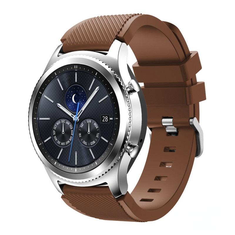 Classic 22mm Silicone Strap For Samsung Galaxy Watch 3 45mm/Huawei Watch 3/GT2 Soft Sport Bracelet Wristband For Amazfit GTR 47mm Correa