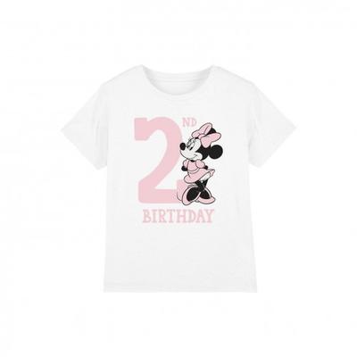 Childrens/Kids Minnie Mouse 2nd Birthday T-Shirt