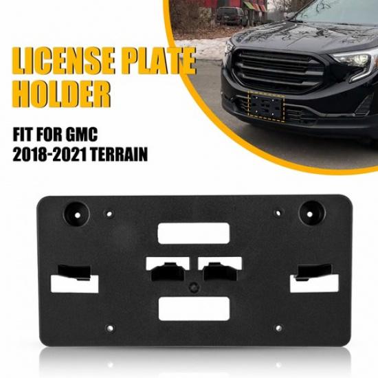 

Front Bumper License Plate Tag Bracket Holder Fit 2018-21 GMC Terrain GM1068209