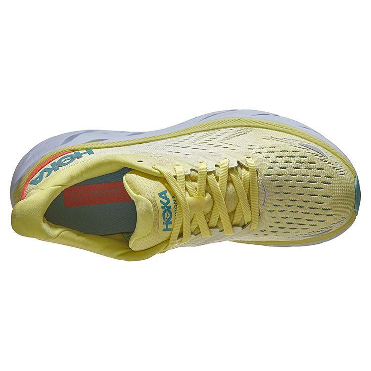 HOKA Clifton 8 Yellow Pear Women Sneakers Sweet-Corn 1119394-YPSC
