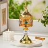 Metal Incense Coil Censer Middle East Coil Aromatherapy Fragrance Ash Catcher Vintage Bakhoor Coil Incense Holder