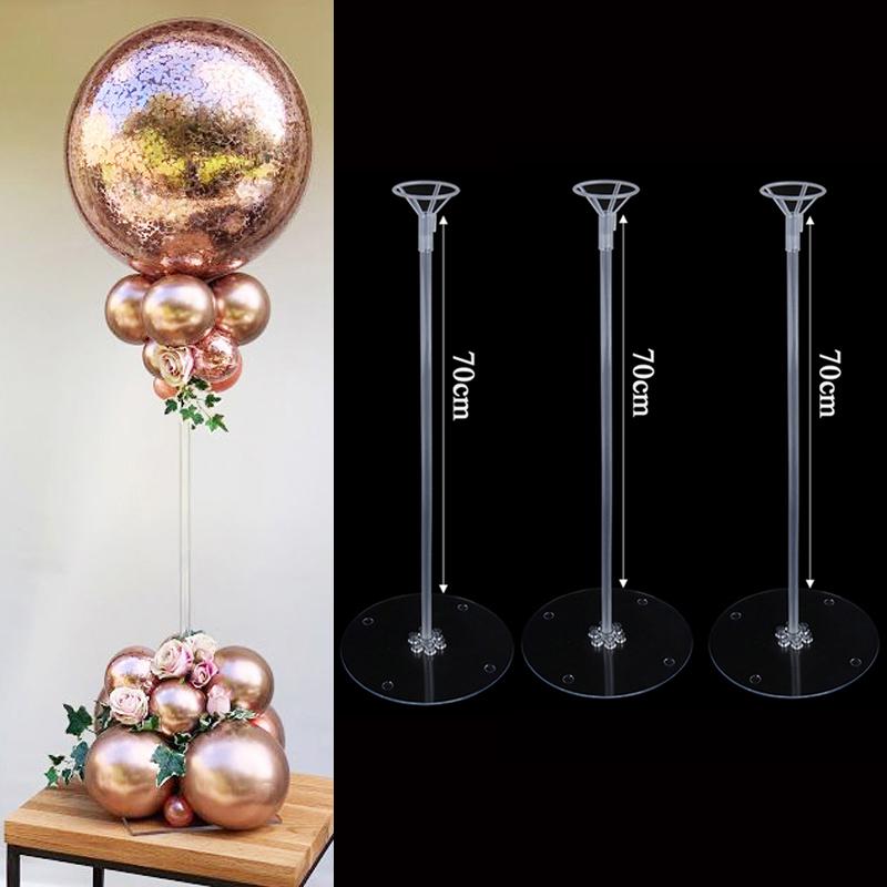 Decoração para festa de aniversário Balões Suporte para mesa de casamento Balão Suporte para coluna Balão Vara Globos Acessórios de decoração para casa