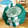 Custom Name Umbrella Celtic Football Crest  Umbrella 8-Frame for Travel, Camping, Casual Lightweight Portable, Essential for Family Gifts