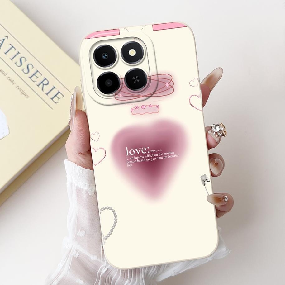 For Cover Honor X6c Phone Case Cute Cartoon Rabbit Love Heart Shockproof Funda For HonorX6c 4G NIC-LX1 NIC-LX2 NIC-LX3 X 6c Capa