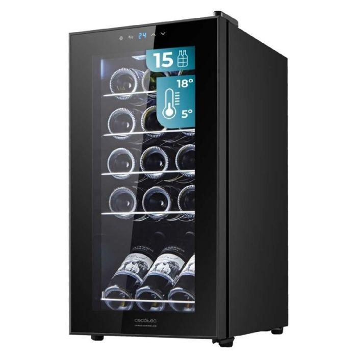 Cecotec Wine Cellar Bolero GrandSommelier 1550 Black Compressor