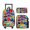Geometrydash Backpack Geometrydash Elementary And Secondary School Printed Tie Rod Backpack