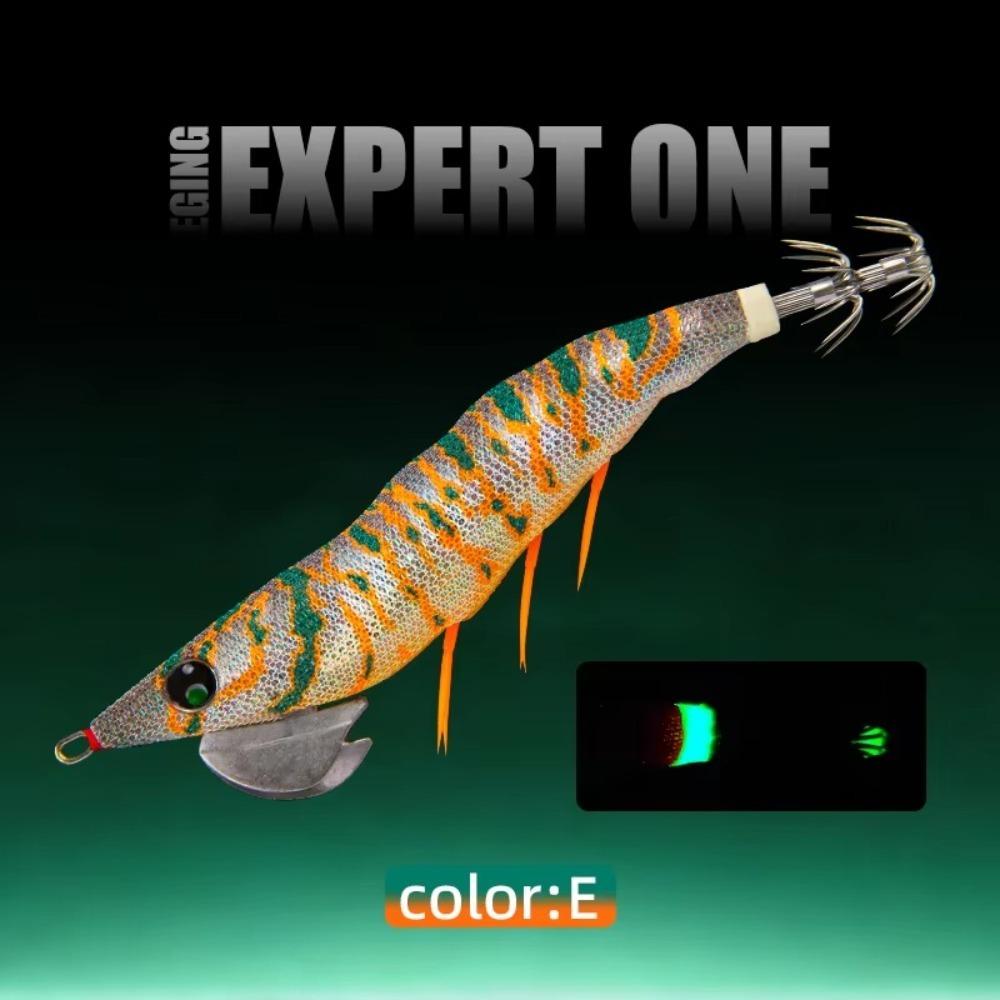 135mm Length Squid Jig Lure 18.5g Weight Artificial Squid Lure Sea Fishing Lure  For Octopus