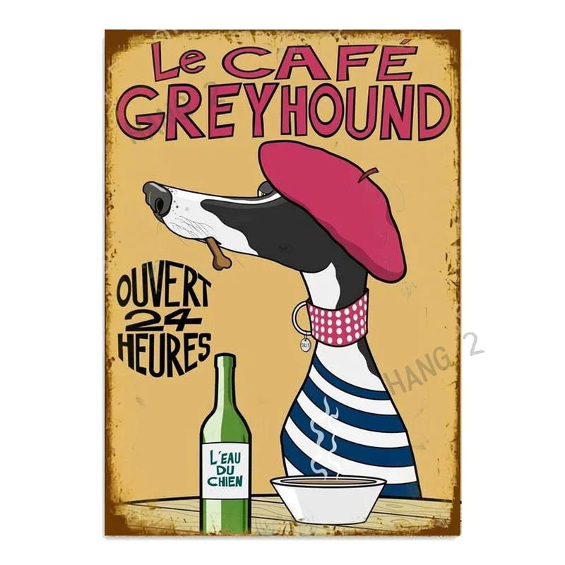 Schilder Blech Metall Poster Du hast gelächelt und ich habe mich verliebt Greyhound Hängeschilder für Zuhause Dekorative Plakette 8X12 oder 12x16 Zoll