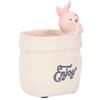 Pen Pencil Holder Desktop Ornament Resin Cute Animal In Grocery Bag Small Succulent Planter for