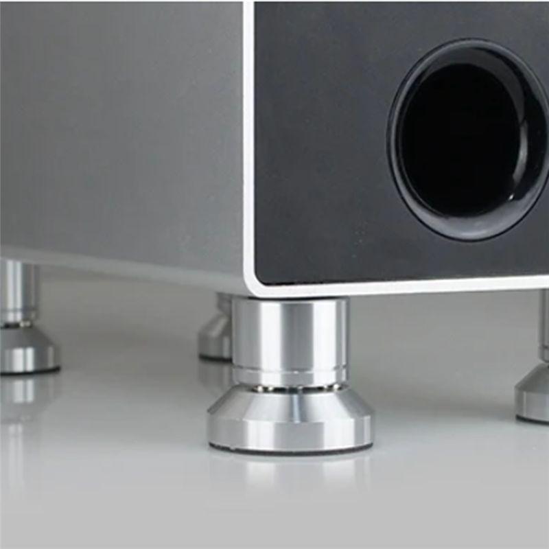 A20F-Speaker Isolation Stand Lead Alloy Adjustable Tray Pad Ball Foot Speaker Stand Isolation Feet Spike