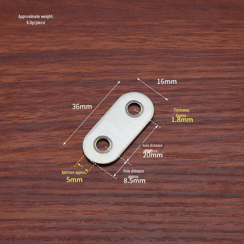 Соединительный уголок из нержавеющей стали L-образной формы