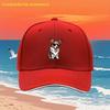 Cool Corgi Sunglasses Print Baseball Cap Unisex Polyester Adjustable Casual Beach Summer Hat