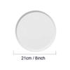 Nordic Ceramic Dinner Plates Round Salad Dish Pure White Steak Food Dessert Cake Tray Party Dinnerwares