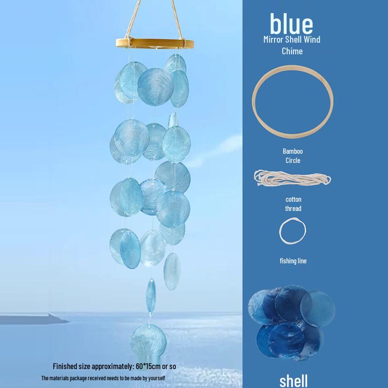 Muschel-Windspiel DIY-Set: Meeresinspirierter Anhänger für Handwerks-Salons, Teambuilding oder Aufwärmübungen
