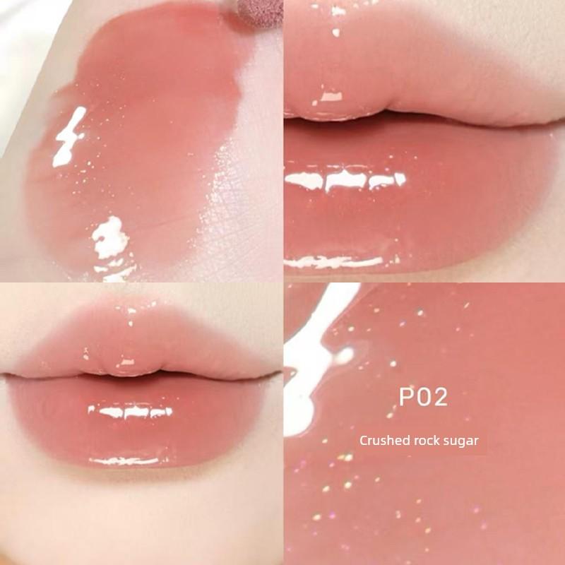 Pinkbear Leather Bear Half Fish Cooperation Ugly Fish Gift Box Hellokitty Lipstick S05 Lip Lacquer Joint Name