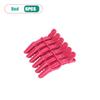 6-12PCS New Salon Tools Hairdressing Smooth Crocodile Clip Hair Clip Hair Perm Hair Dye Plastic Duckbill Clip Hair Dye Clip