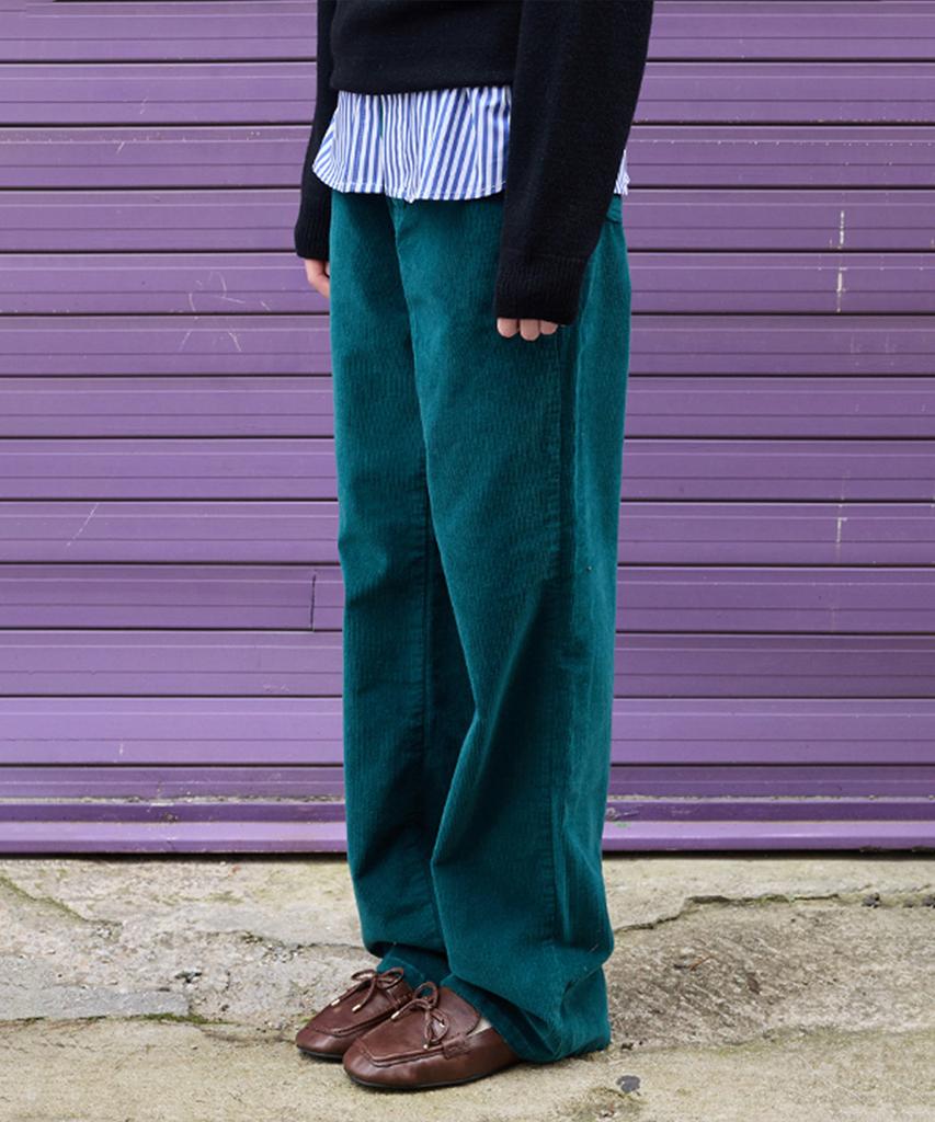 MURMURE Loin Corduroy Stretch Straight Pants / Loin Pants