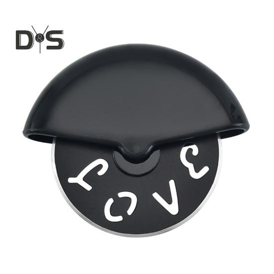 

Нержавеющая сталь резак для пиццы антикоррозийный круглый режущий круг нож для пиццы с крышкой инструменты для выпечки кондитерских изделий кухонные гаджеты чёрный