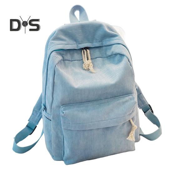 Plecak ze sztruksu w jednolitym kolorze, antykradzieżowy plecak treningowy z regulowanymi paskami, o dużej pojemności, unisex, tornister szkolny na podróże, kemping, do pracy, na siłownię