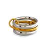 Hip Hop Multi-Layer Plain Circle Stainless Steel Ring for Women Fashion Stackable Index Finger Rings Personality Party Jewelry