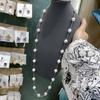 Silver Line Gypsy Necklace For Women, Wear More Versatile Round Autumn And Winter Sweater Chains Without Fading