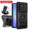 Funda for Samsung Galaxy A17 Case Rotatable Slide Camera Protection Ring Stand Shockproof Cover Capa Funda