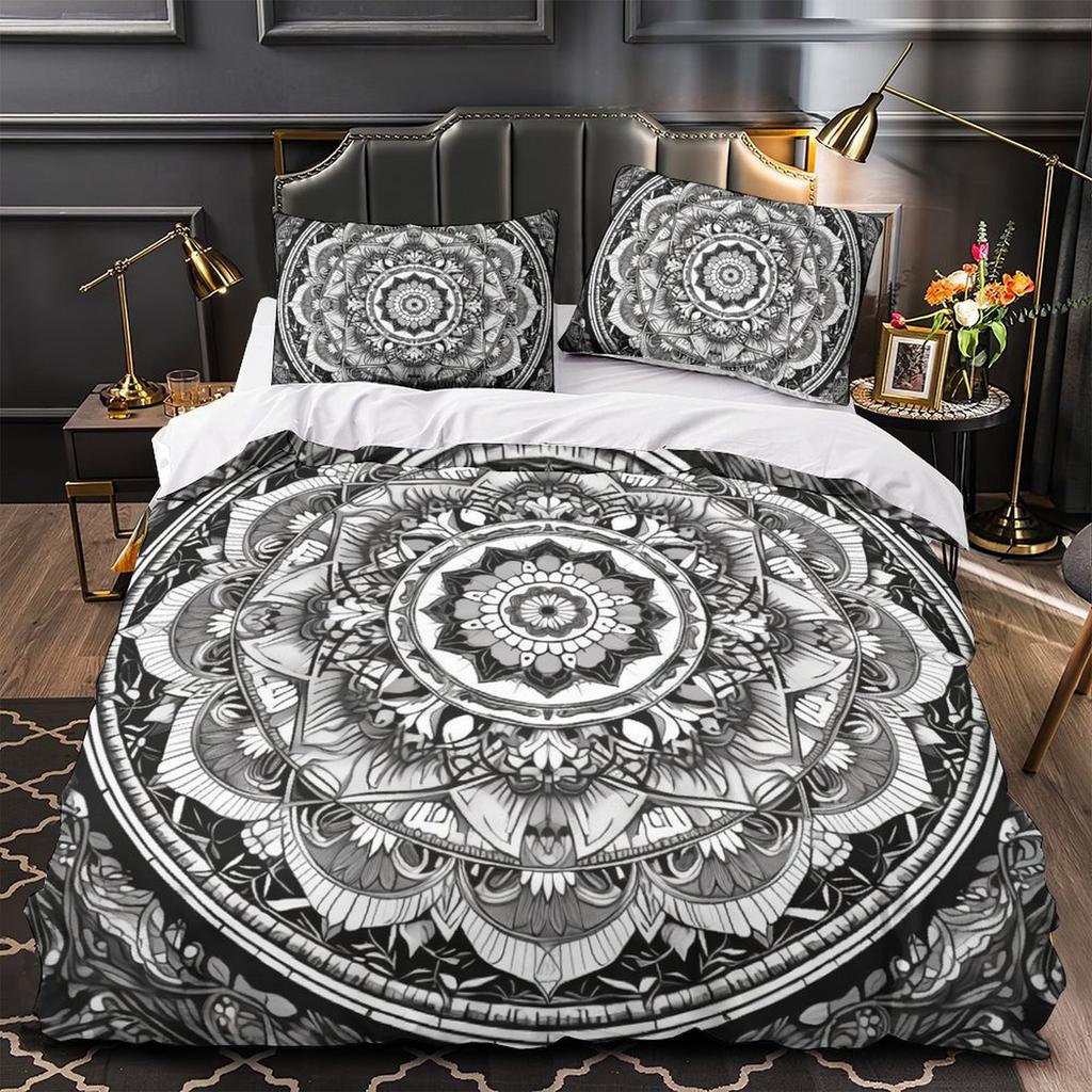 3D Digital Printing Bedding Two Or Three-Piece Set Bohemian Series Polyester