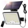 346 LED Solarlampe Außen Bewegungssensor Solarstrahler mit Fernbedienung IP65 Wasserdichte Sicherheitsleuchten für Außen