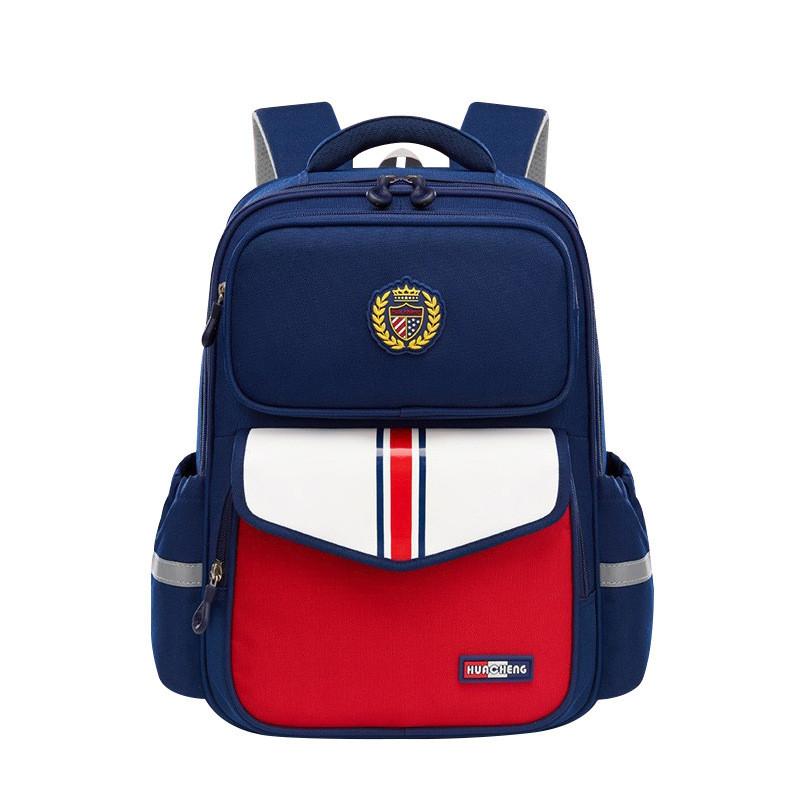 Oxford Fabric Kids School Backpack With Breathable Waterproof Durable Design For Children Ages 6 To 12