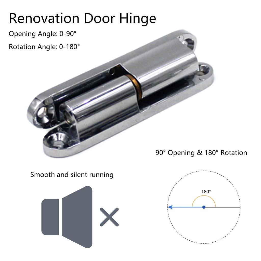 2 Stück Elektrokasten Scharnier Abnehmbares Schranktürscharnier 180 Grad Abnehmbarer Türverbinder Möbelbeschläge Langlebig