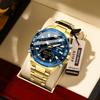 New Digital Display Men Quartz Watch Multifunctional Montre  Stainless Steel  Waterproof  Watch  for  Men