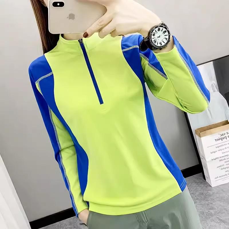 

Women s Quick-Dry Long Sleeve Yoga Top for Running & Fitness M (40-45 kg)