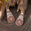 5Pcs Bohemia Enameling Teardrop Pendants For Women Diy Earrings Necklaces Pendants Charms Making Jewelry Accessories