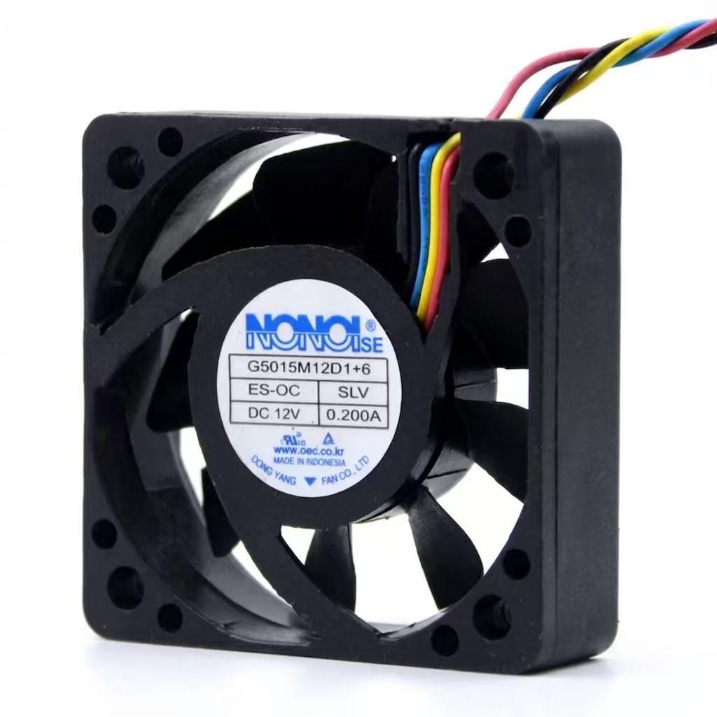 For G5015M12D1+6 5015 DC 12V 0.200A 50mm Cooling Fan 50x50x15mm 3-Pin Brushless Axial Cooler for Server Humidifier 3D Printer G5015M12D1 6