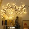 2.3m, 144LED, Remote Control + 8 Function Models,  Living Room Rattan Light Wholesale Bedroom Wall Sticker Atmosphere Room Bedroom Colorful Lights